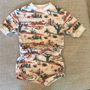 Miki Miette Desert Print Baby Outfit